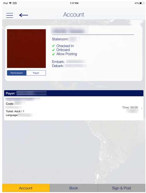 This figure shows the Tour Booking by Account