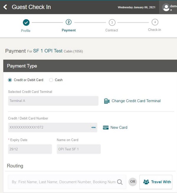This figure shows the Credit Card Payment Type