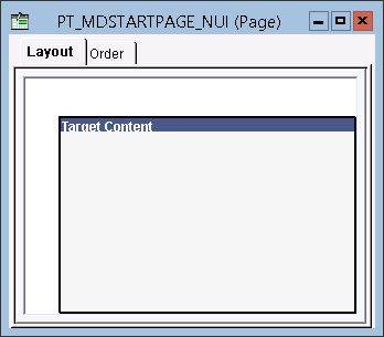 Master/detail target page: PT_MDSTARTPAGE_NUI