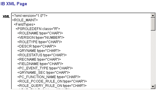 IB XML page