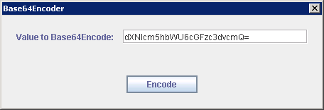 Base64Encoder dialog box