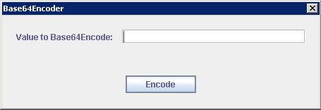 Base64Encoder dialog box