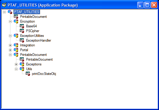 Application Package Editor main window
