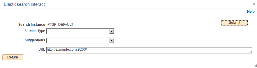 Elasticsearch Interact page (initial)