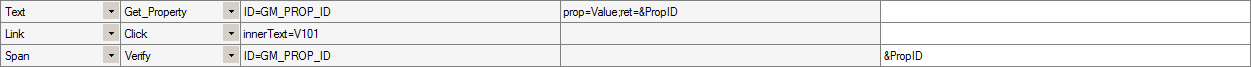 Example of using a variable