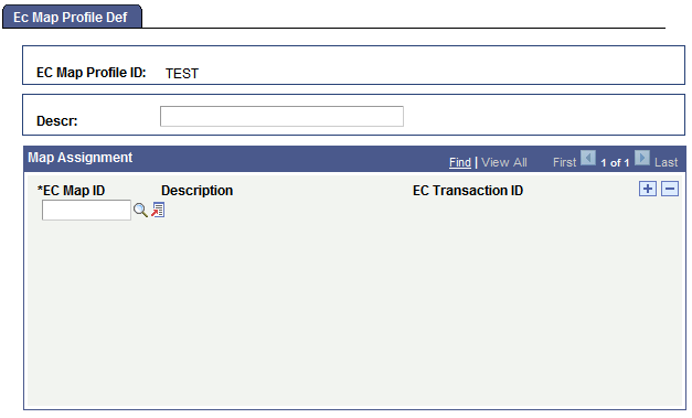 Ec Map Profile Def page