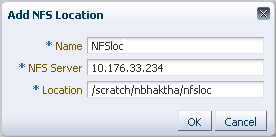 NFSの場所の追加 
