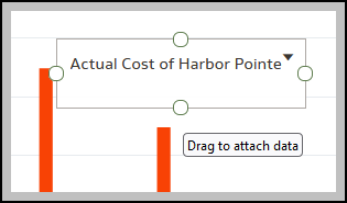 Click and Hold a Circle to Drag a Data Point in a Visualization