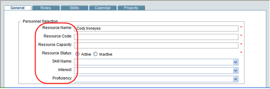 This image shows how the detail form in uDesigner translates to the administrator's view.