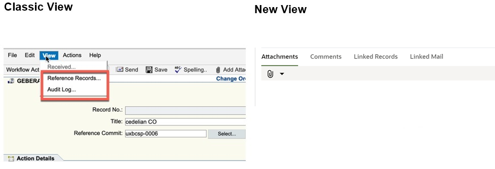 Reference Records and Audit Log Become Hidden