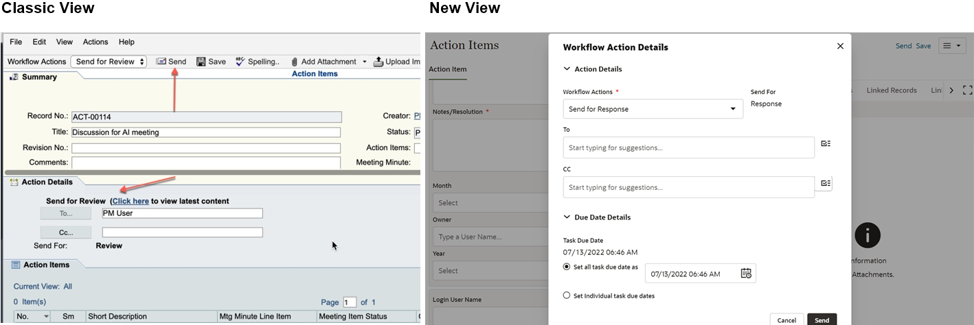 Send Shows Workflow Details