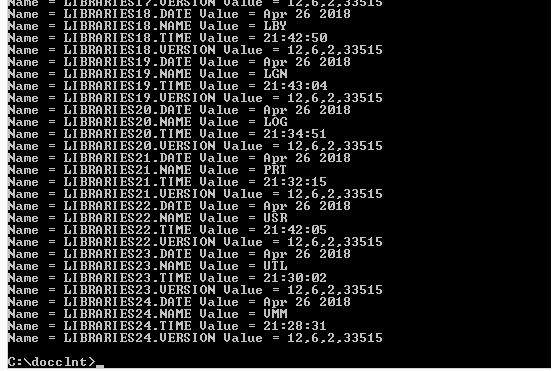 Image represents process in command shell.