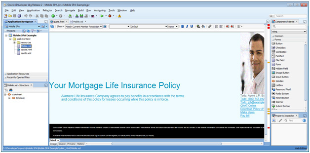 Image represents quote output in HTML editor.