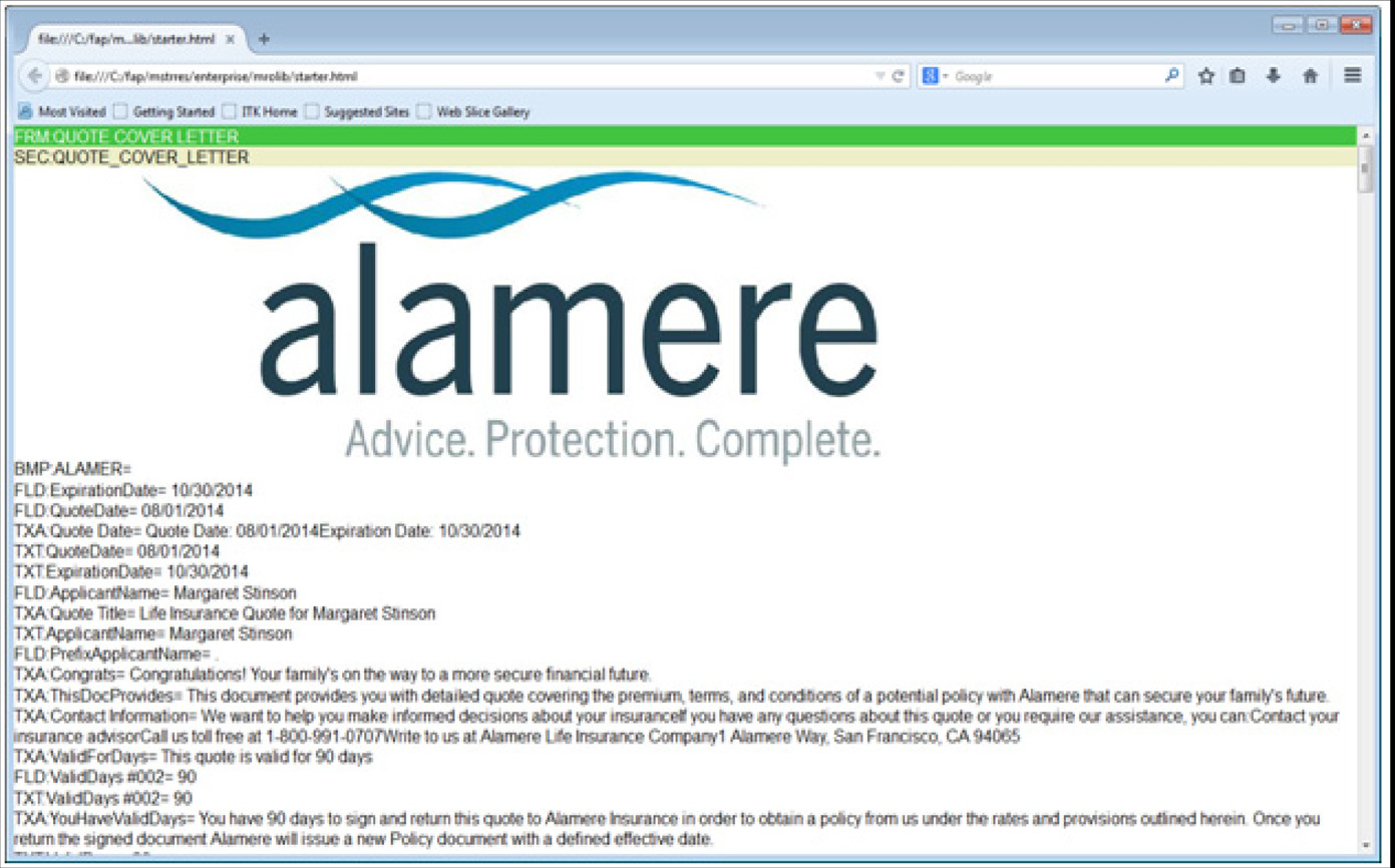 Image represents example Mortgage Live Insurance documents.