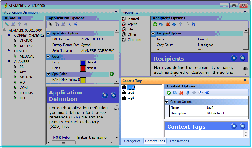 Image represents assigning a global context tag.