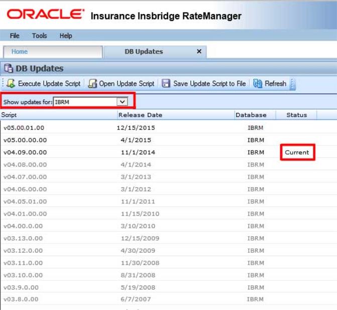 Update Datbase Step 1: Running Database Updates