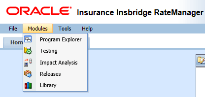 Pt Module Menu RateManager Tabs and Menus