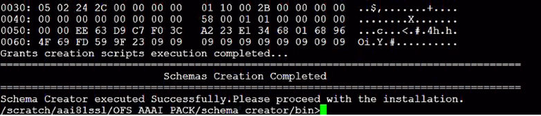 Title: Description of schema_creation_TCPS2.png - Description: This figure displays the sample schema creation in TCPS mode. You must enter the required details.