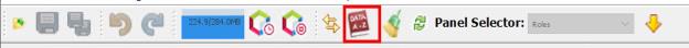 Data Dictionary icon on Tool Bar