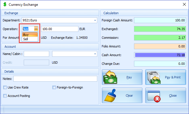 This figure shows the Currency Exchange