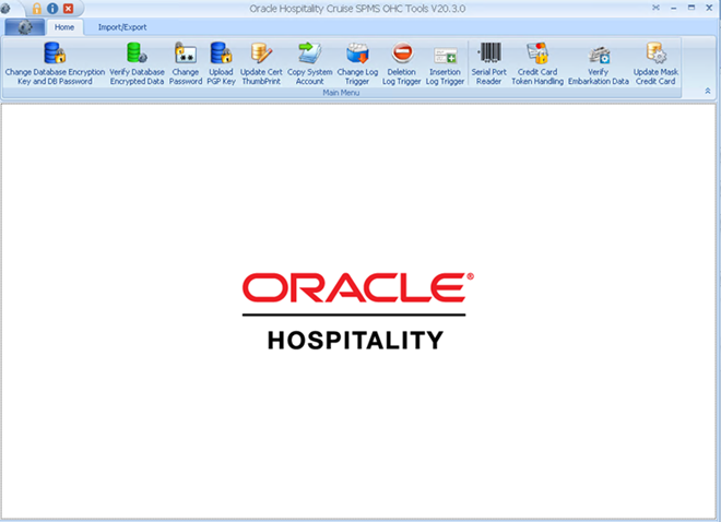 This figure shows the OHC Tools - Verify Database Encrypted Data.