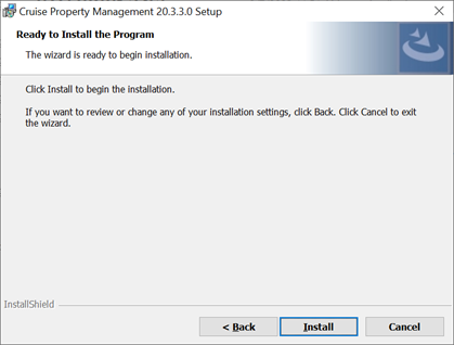 This figure shows the SPMS Platform Property Management Ready Install