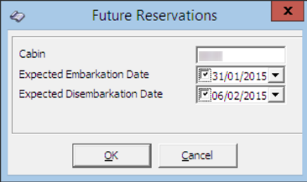 This figure shows the Future Reservations