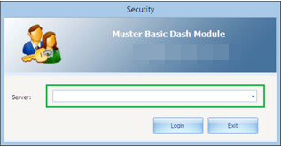 This figure shows the WPF Dashboard Login Option