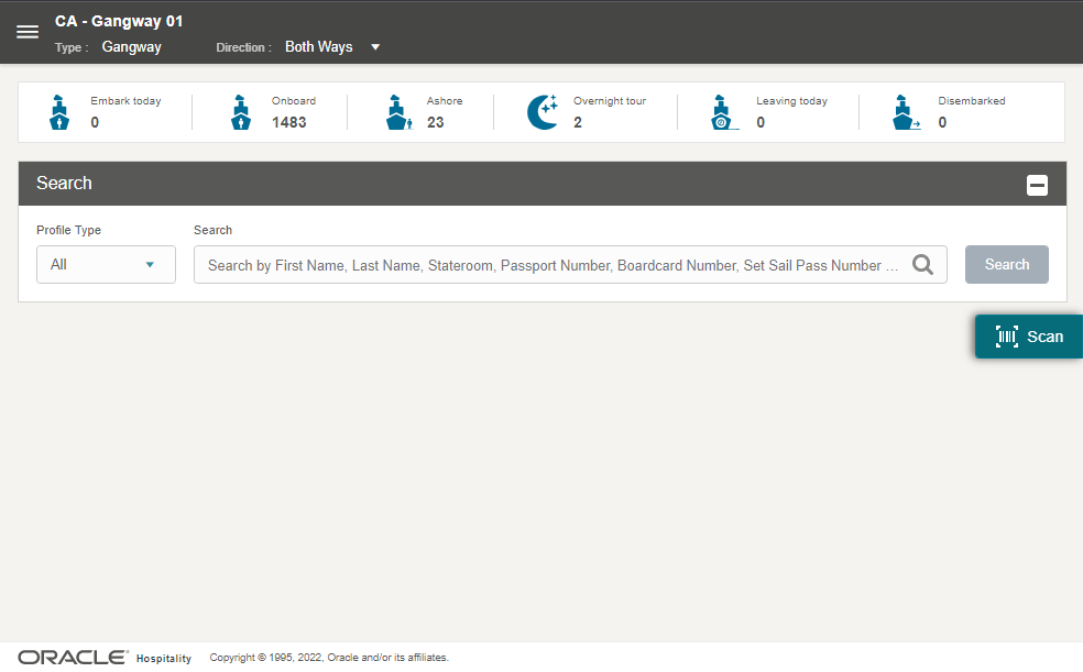 This figure shows the People Movement Page