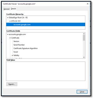 Firefox内の「Details」タブ