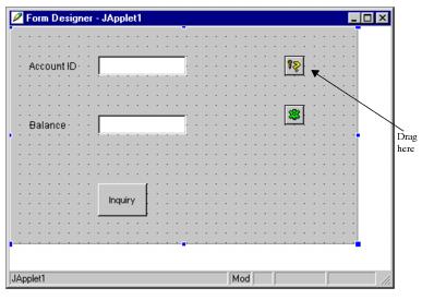 「アプレットをJoltセッションBeanに関連付ける」の図