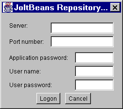 「JoltBeans Repository Logon」の図