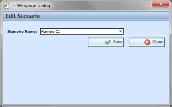 Editing a Scenario