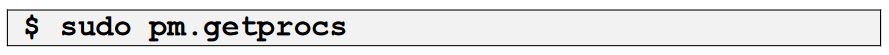 getprocs