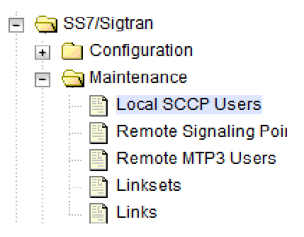 Local SCCP users