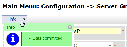 Confirmation Banner
