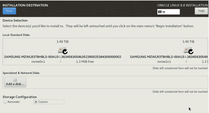Click done