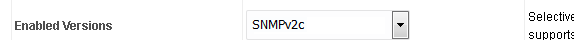 Enable SNMPv2c