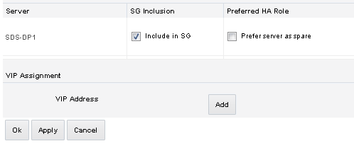 Include in SG
