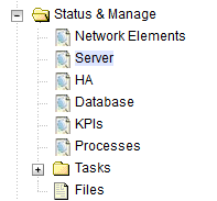 Navigating to Server