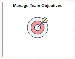 Manage Team Objectives Tile