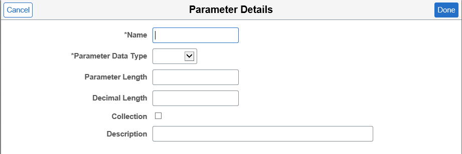 Add Base Template Parameter Details