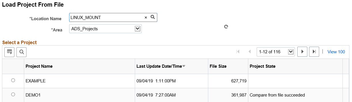 Load Project From File