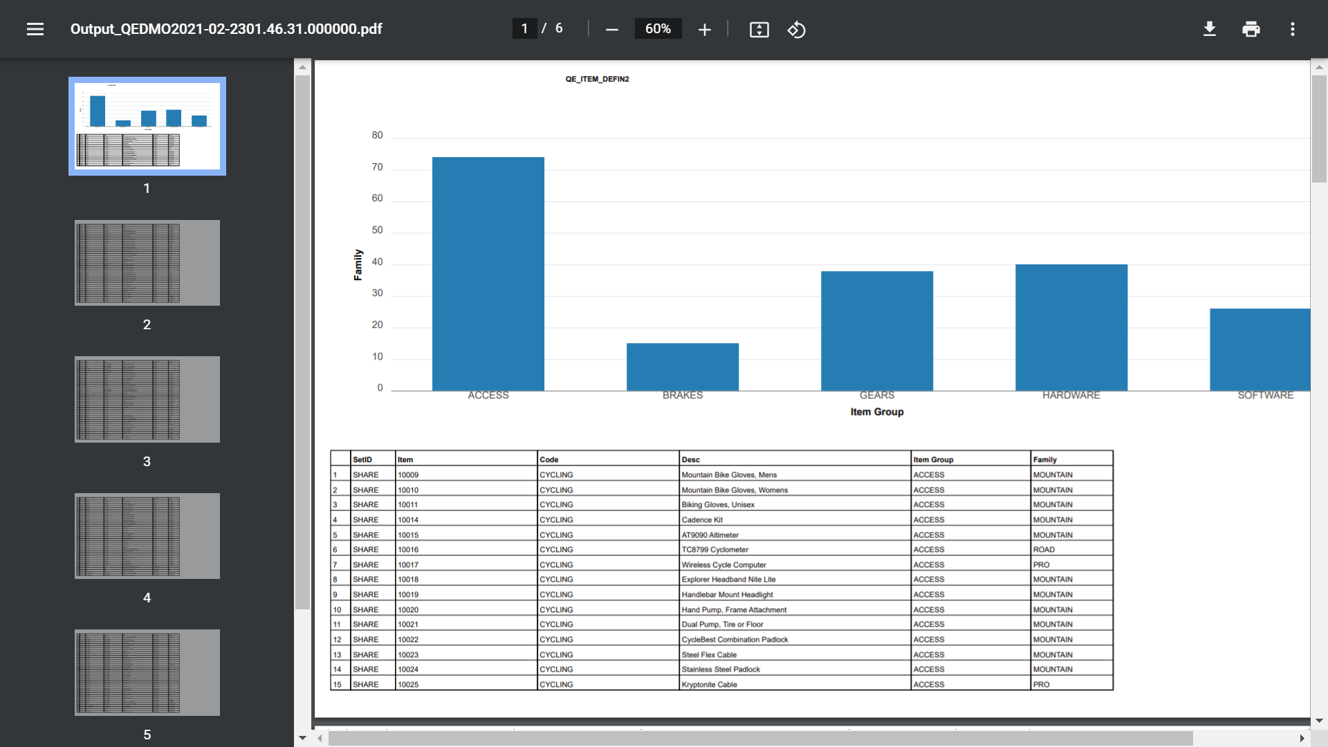 Exporting Filtered Data - PDF