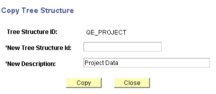 Copy Tree Structure page