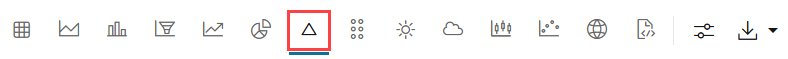 Pyramid icon on the toolbar