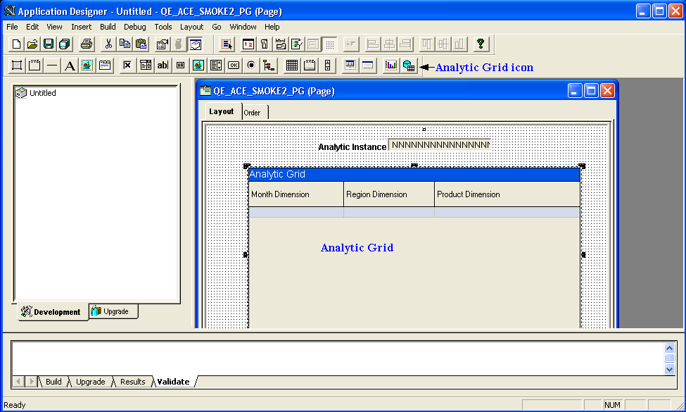 Analytic grid in PeopleSoft Application Designer