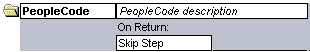 Example of On Return action property