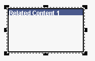Related Content group box added to a fluid page