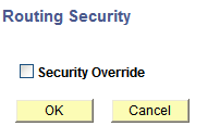 Routing Security page